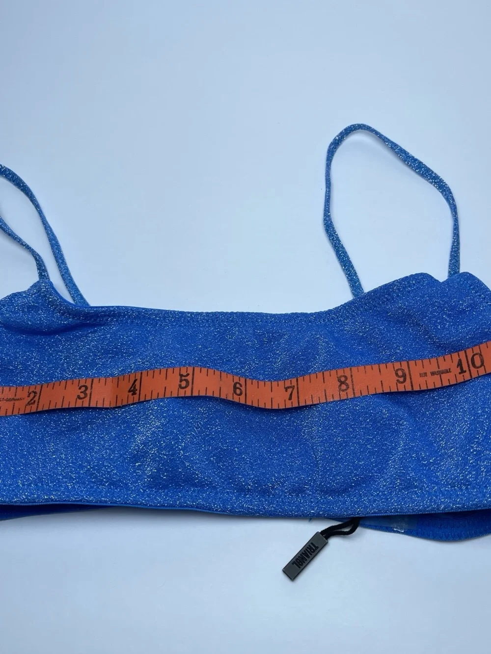 triangl swimwear Sparkling Royal Blue Bikini Top Size XS